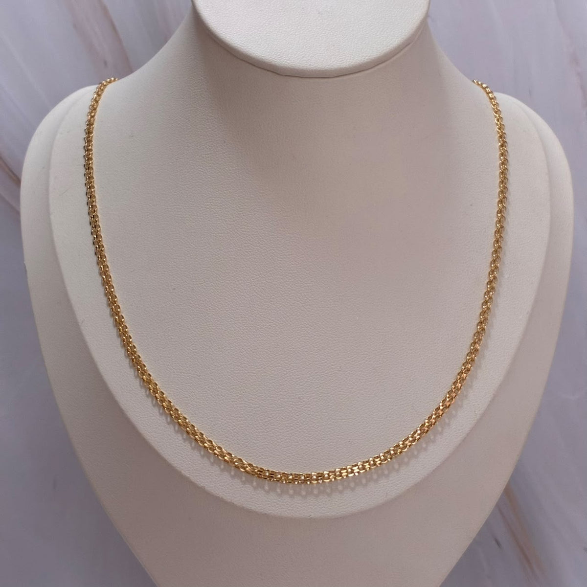 CADENA CHINA 60CM 2.7MM ORO AMARILLO ITALY 18K-3.63GR