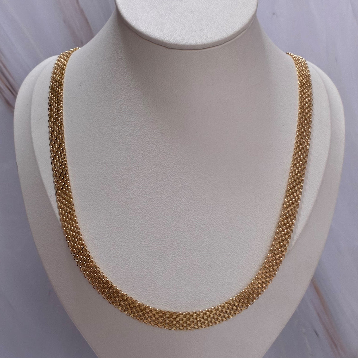 CADENA CHINA 60CM 8.4MM ORO AMARILLO ITALY 18K-11.5GR