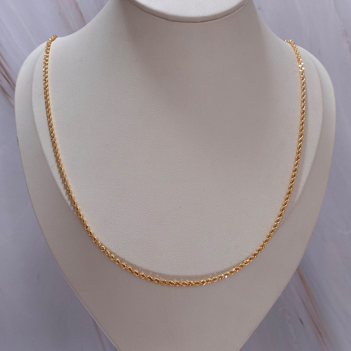 CADENA LAZO 60CM 2.1MM ORO AMARILLO ITALY 18K-3.62GR