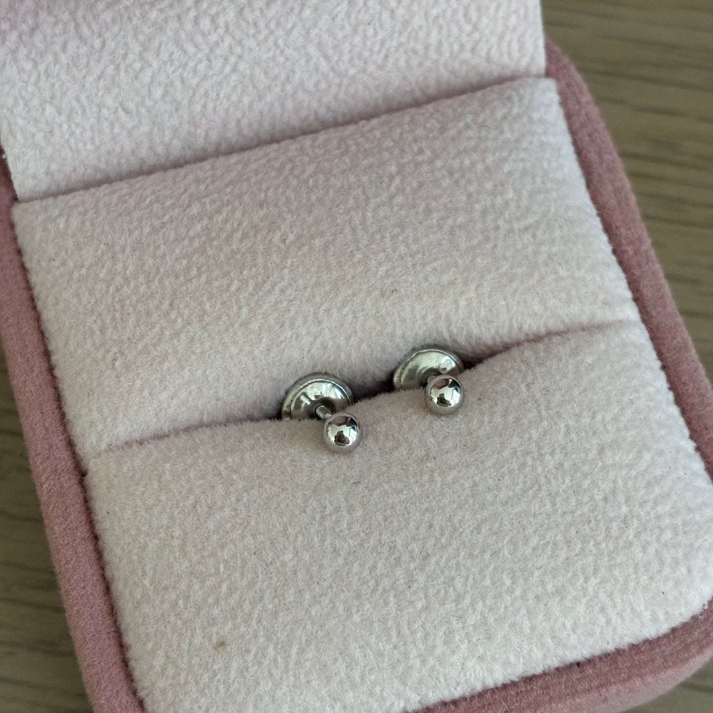 TOPOS BOLA LISA 3MM ORO BLANCO COL 18K - 0,44GR (NC)