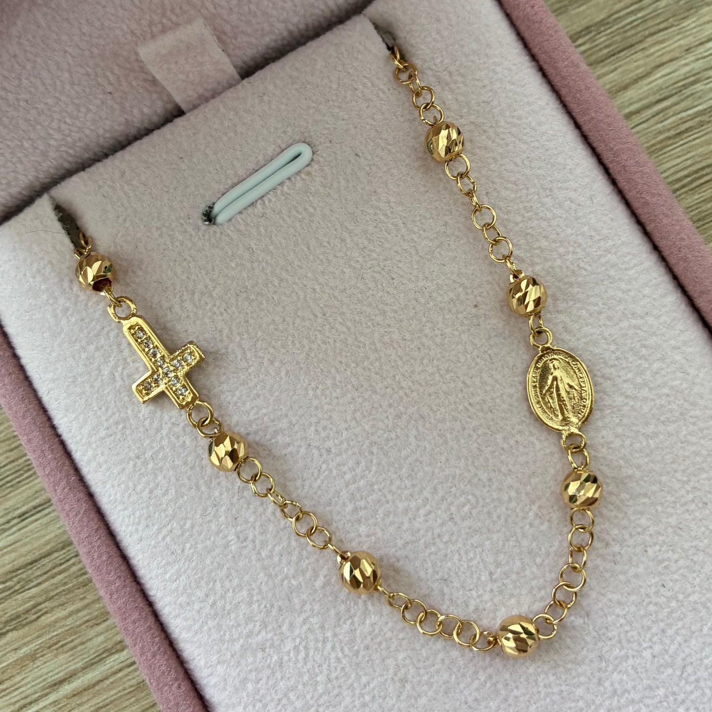 PULSERA DENARIO 3.8MM ORO AMARILLO COL 18K 18CM - 2.97GR (NG)