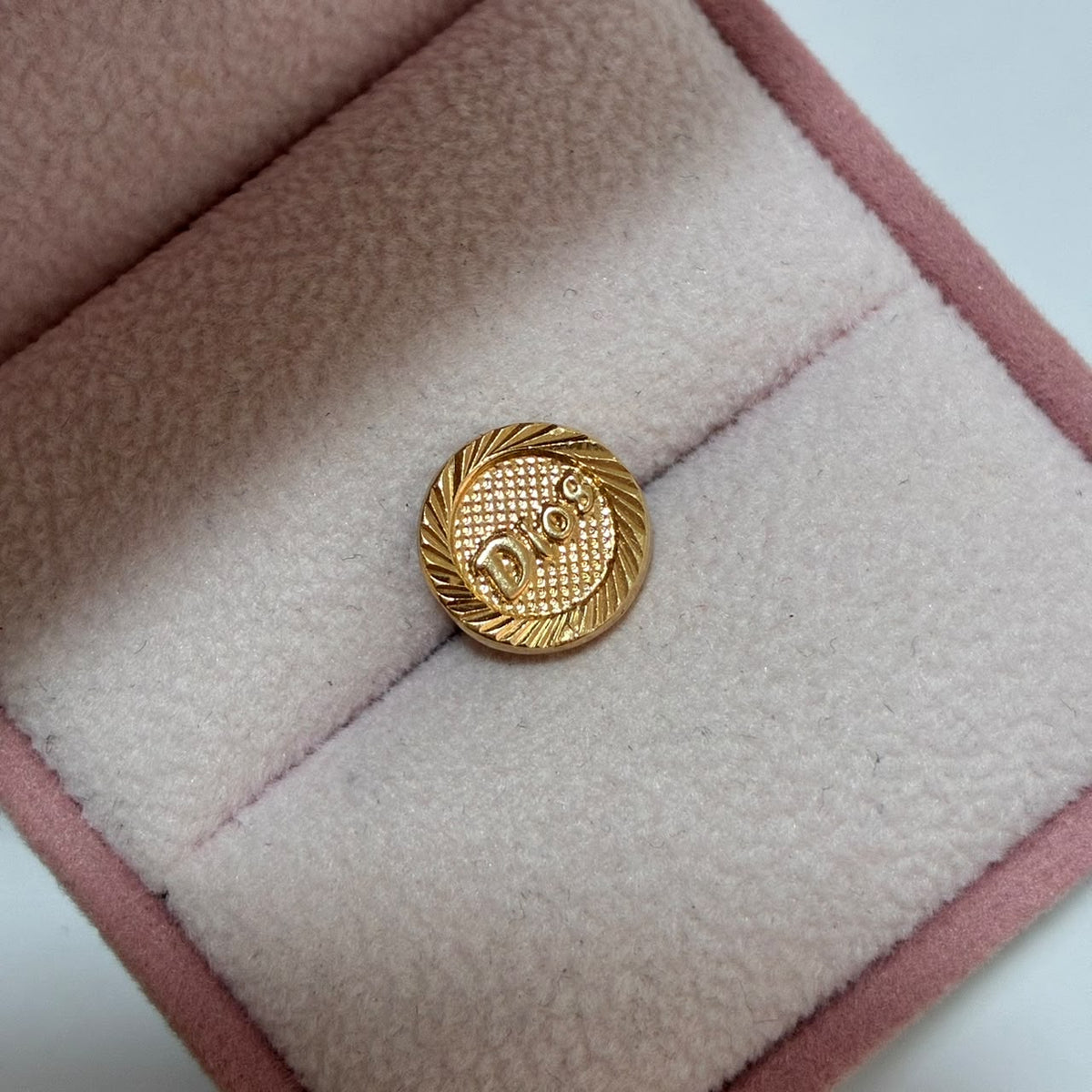 HERRAJE TAMBOR DIOS 10 MM ORO AMARILLO COL 18K - 0,50GR