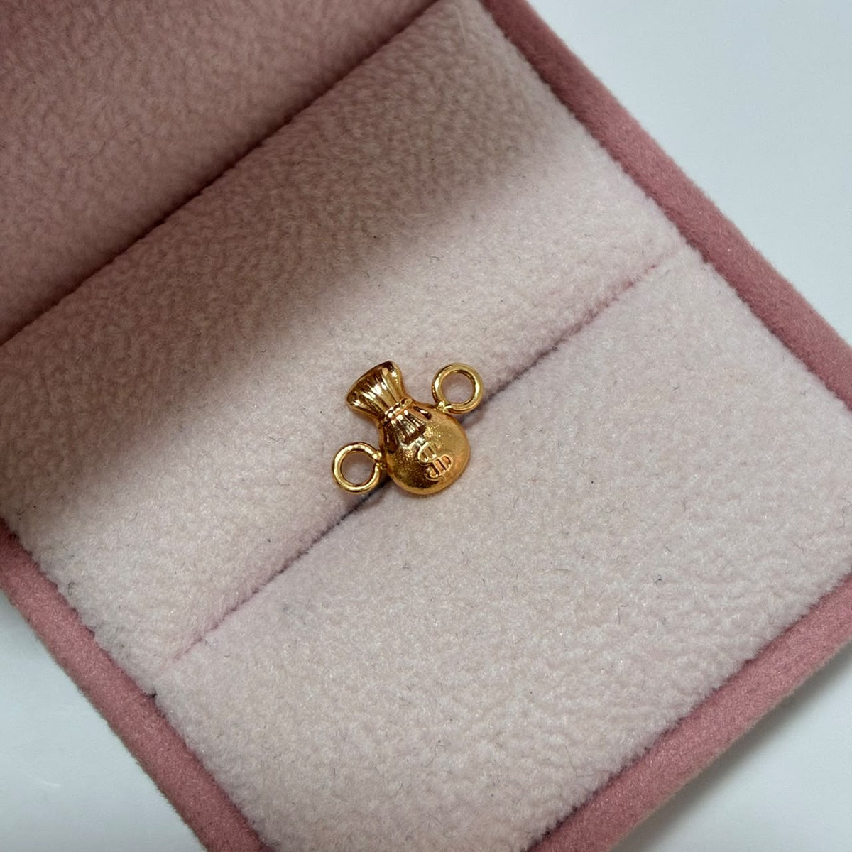 HERRAJE BOLSA DE DINERO 1CM ORO AMARILLO COL 18K- 0,28GR