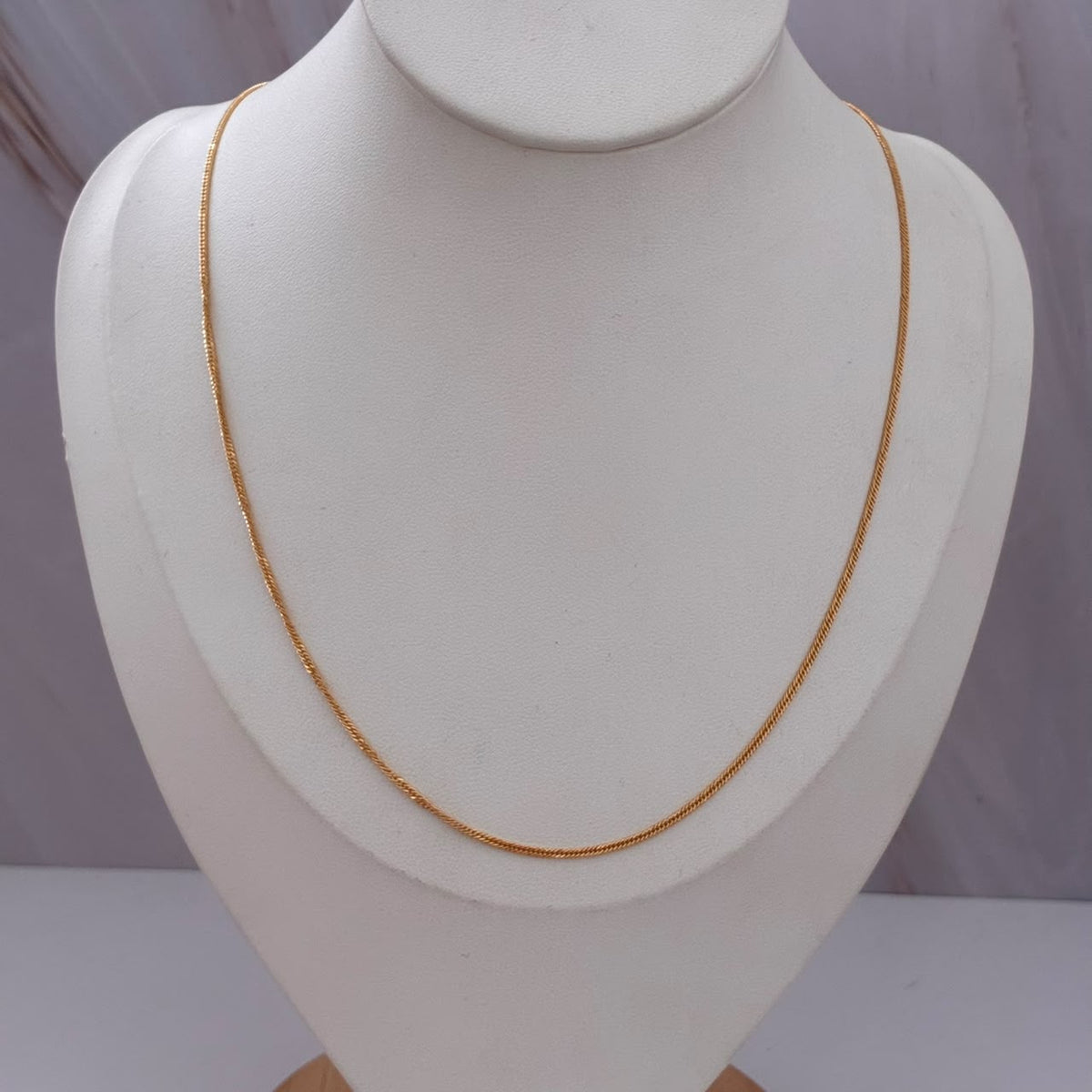 CADENA DOBLE CUBANO 1,55GR 45CM 1,4MM ORO AMARILLO ITALY 18K