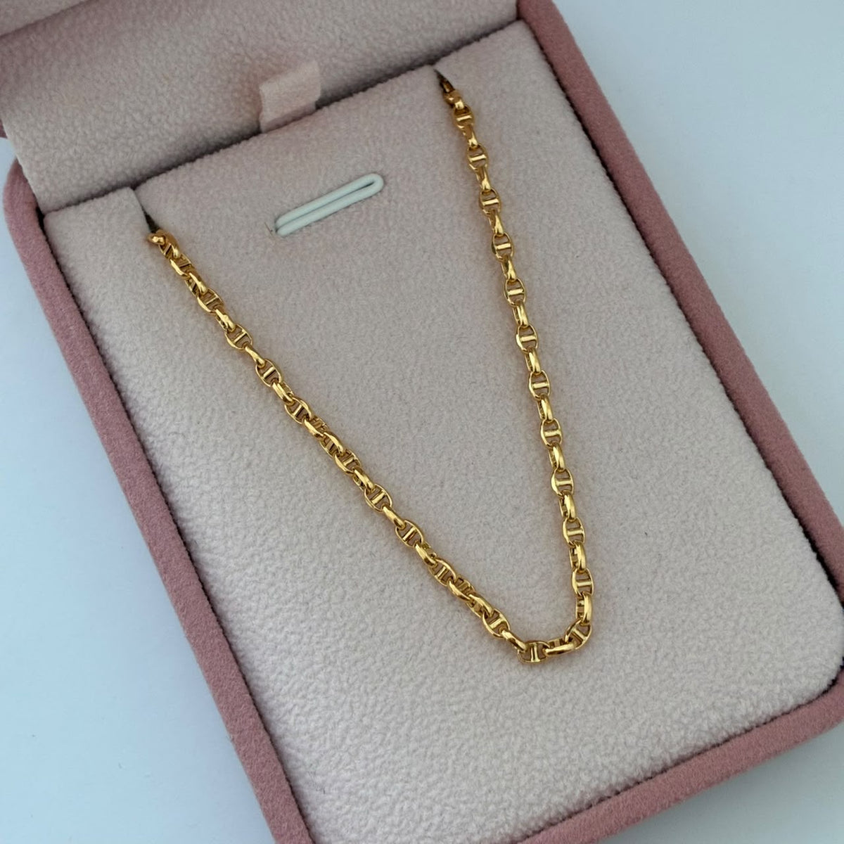 CADENA ESCALERA 4,2GR 50CM 2,6MM ORO AMARILLO ITALY 18K