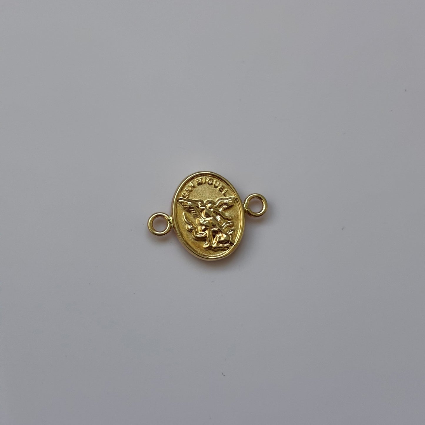 DIJE PARA PULSERA SAN MIGUEL ARCANGEL 1.2CM ORO AMARILLO 18K - 0,7GR