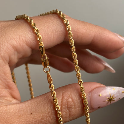 CADENA LAZO 2MM ORO AMARILLO ITALY 18K 45CM - 3,35GR