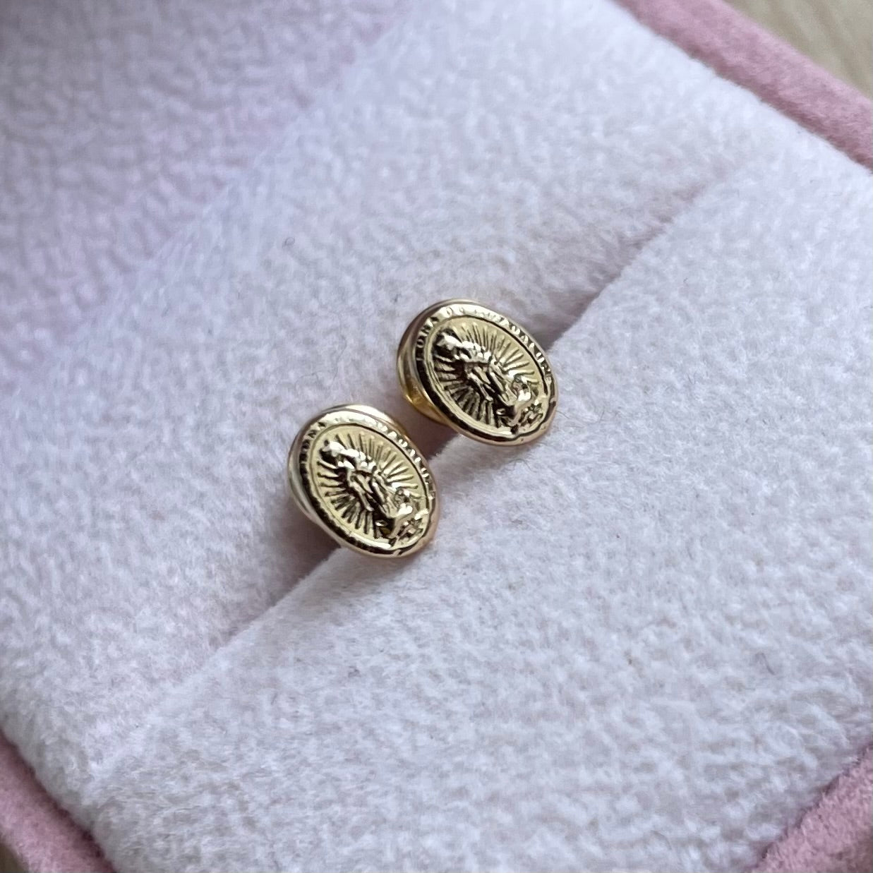 TOPOS VIRGEN DE GUADALUPE 7MM ORO AMARILLO COL 18K - O,58GR (NG)