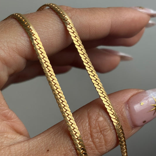 CADENA SERPIENTE 3.5MM ORO AMARILLO ITALY 18K 45CM - 6,11GR