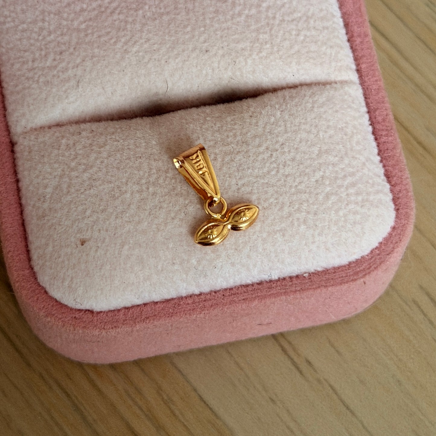 DIJE OJOS DE SANTA LUCIA 1.0CM ORO AMARILLO COL 18K - 0,24GR