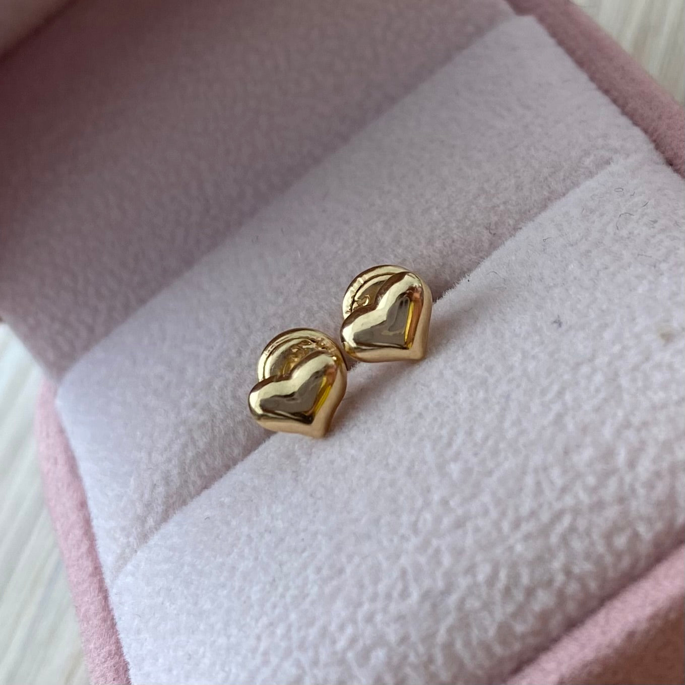 TOPOS CORAZON INFLADO LISO 6MM ORO AMARILLO COL 18K - 0,61GR (NG)