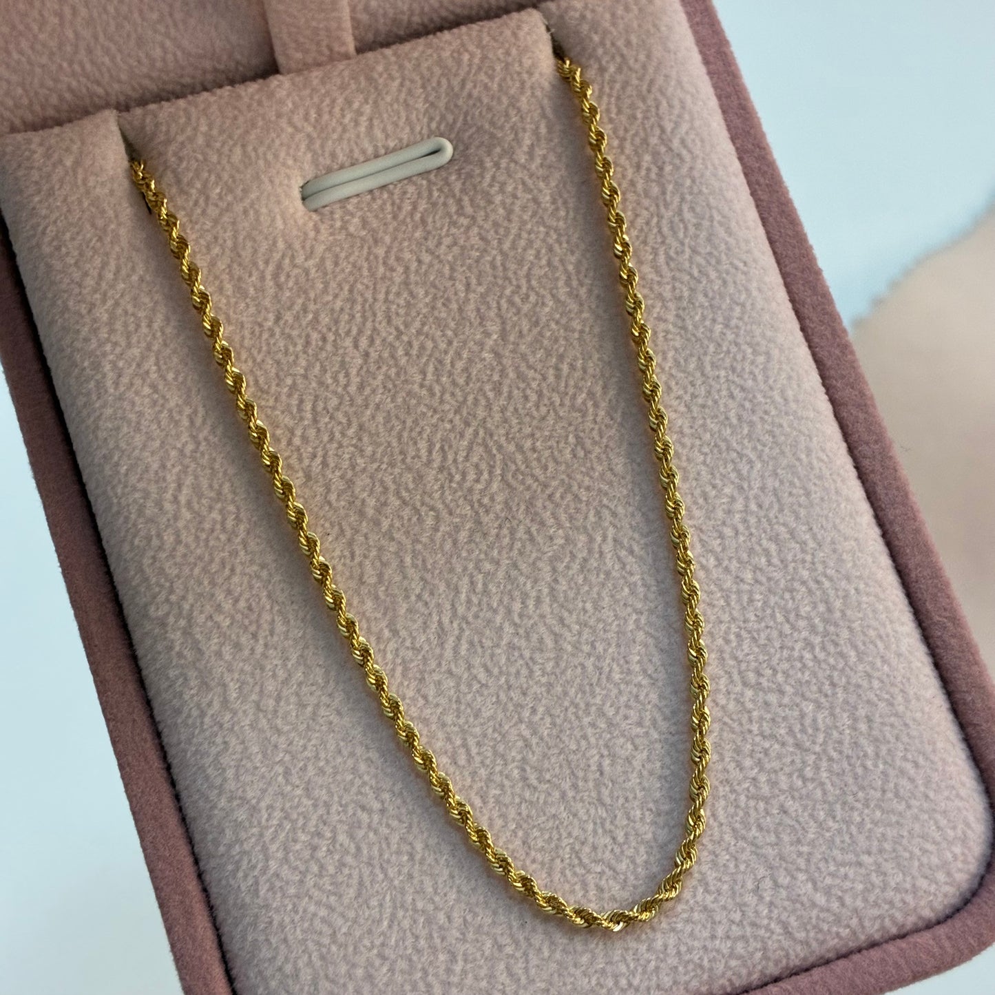 CADENA LAZO 1.75MM ORO AMARILLO ITALY 18K 45CM - 1,52GR (IC)