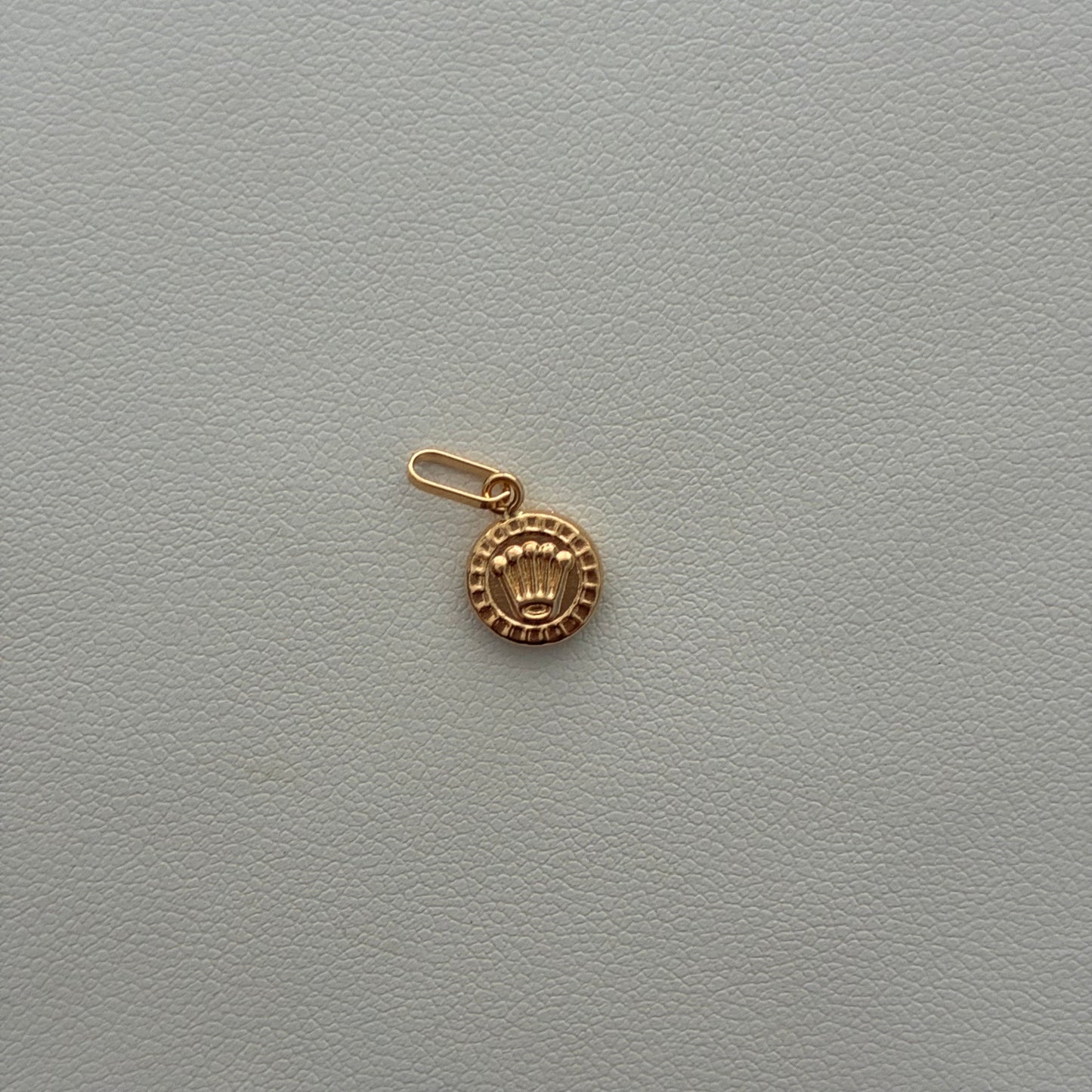DIJE CORONA RX 1.3CM ORO AMARILLO 18K - 0.31GR