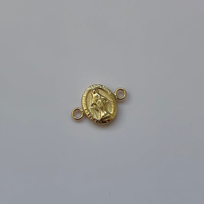DIJE PARA PULSERA VIRGEN DE MILAGROSA 1.1CM ORO AMARILLO 18K - 0,62GR