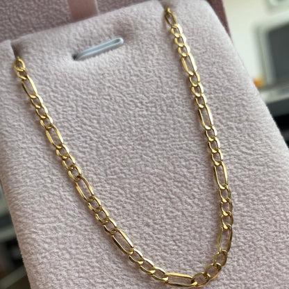 CADENA TEJIDO 3X1 2,8MM ORO AMARILLO ITALY 18K 50CM - 2.55GR (IJ)