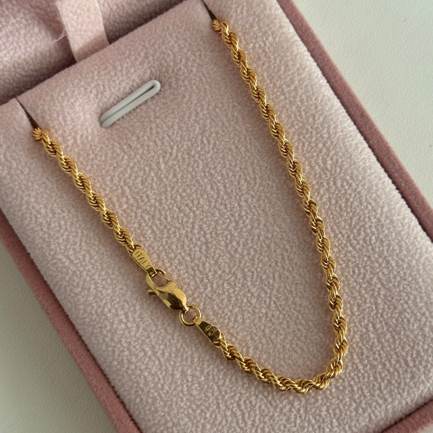 CADENA LAZO 2.7MM ORO AMARILLO ITALY CT - 60CM 5,72GR