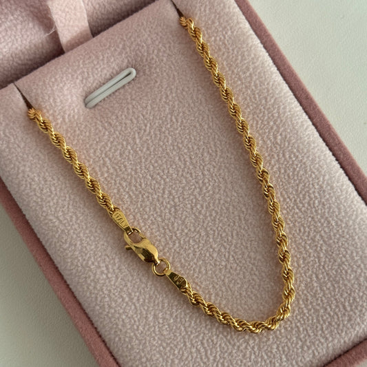 CADENA LAZO 2.7MM ORO AMARILLO ITALY CT - 60CM 5,72GR