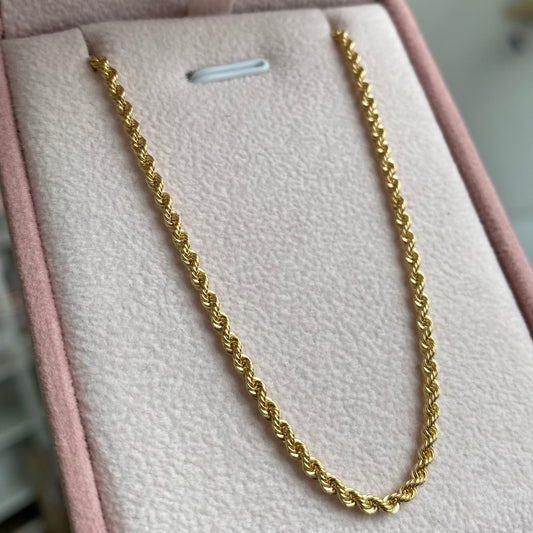 CADENA LAZO 1.50MM ORO AMARILLO ITALY 18K 60CM - 1,94GR (IJ)