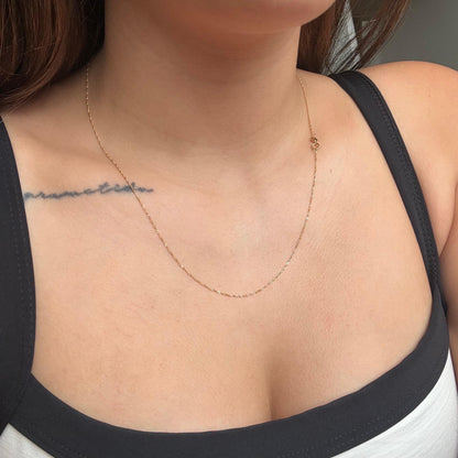 CADENA SINGAPUR 1MM ORO AMARILLO ITALY 18K 50CM - 1,04GR