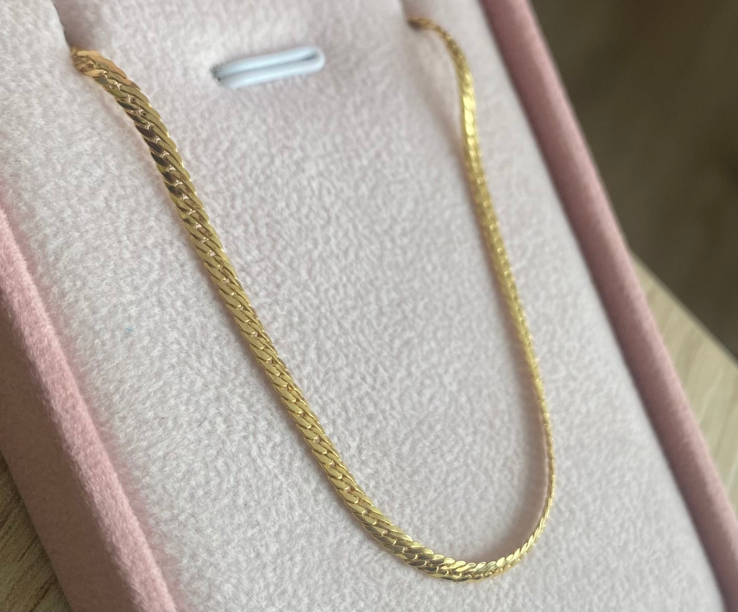 PULSERA TEJIDO DE SERPIENTE 2.2MM ORO AMARILLO  ITALY 18K 18CM - 1.65GR (IJ)