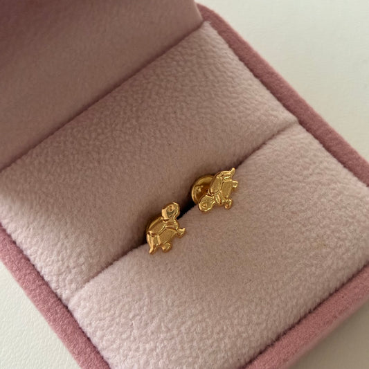 TOPOS TORTUGA  8MM ORO AMARILLO 18K - 0,54GR