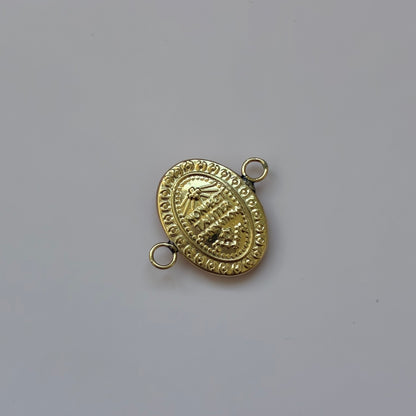 DIJE PARA PULSERA VIRGEN DE GUADALUPE 1.4CM ORO AMARILLO 18K - 0,62GR