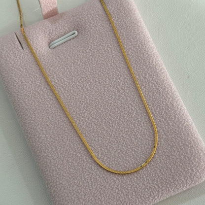 CADENA MINI EGIPCIA 1MM ORO AMARILLO ITALY CT - 45CM 1,13GR