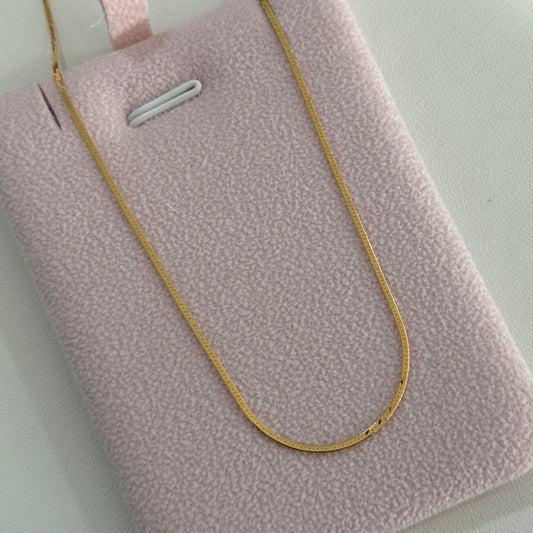 CADENA MINI EGIPCIA 1MM ORO AMARILLO ITALY CT - 45CM 1,13GR