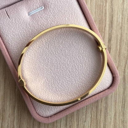 PULSERA ARO TIPO TORNILLO ORO AMARILLO ITALY 18K  18CM - 9,16GR (IK)