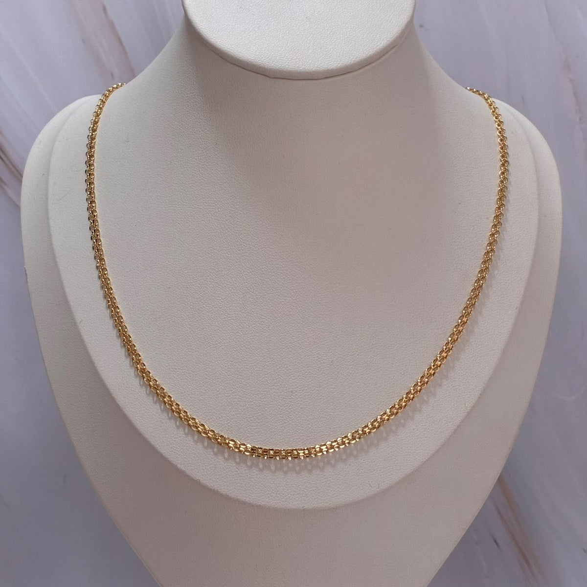 CADENA CHINA 45CM 2.7MM ORO AMARILLO ITALY 18K-2.83GR