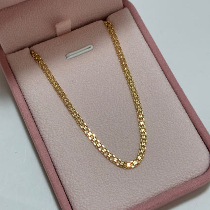 CADENA CHINA 60CM 2.7MM ORO AMARILLO ITALY 18K-3.63GR