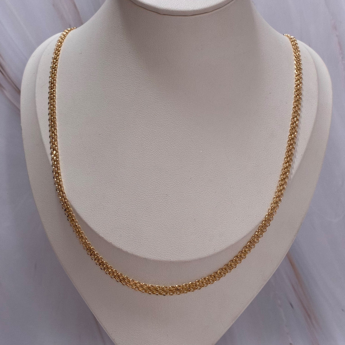 CADENA CHINA 60CM 4MM ORO AMARILLO ITALY 18K-5.59GR