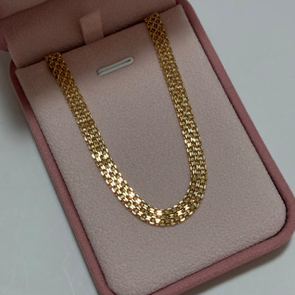 CADENA CHINA 60CM 5.5MM ORO AMARILLO ITALY 18K-7.45GR