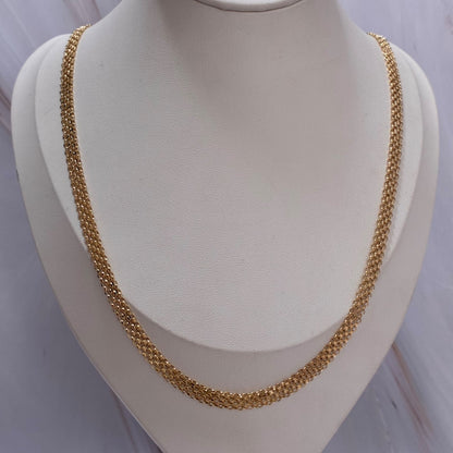 CADENA CHINA 60CM 5.5MM ORO AMARILLO ITALY 18K-7.49GR