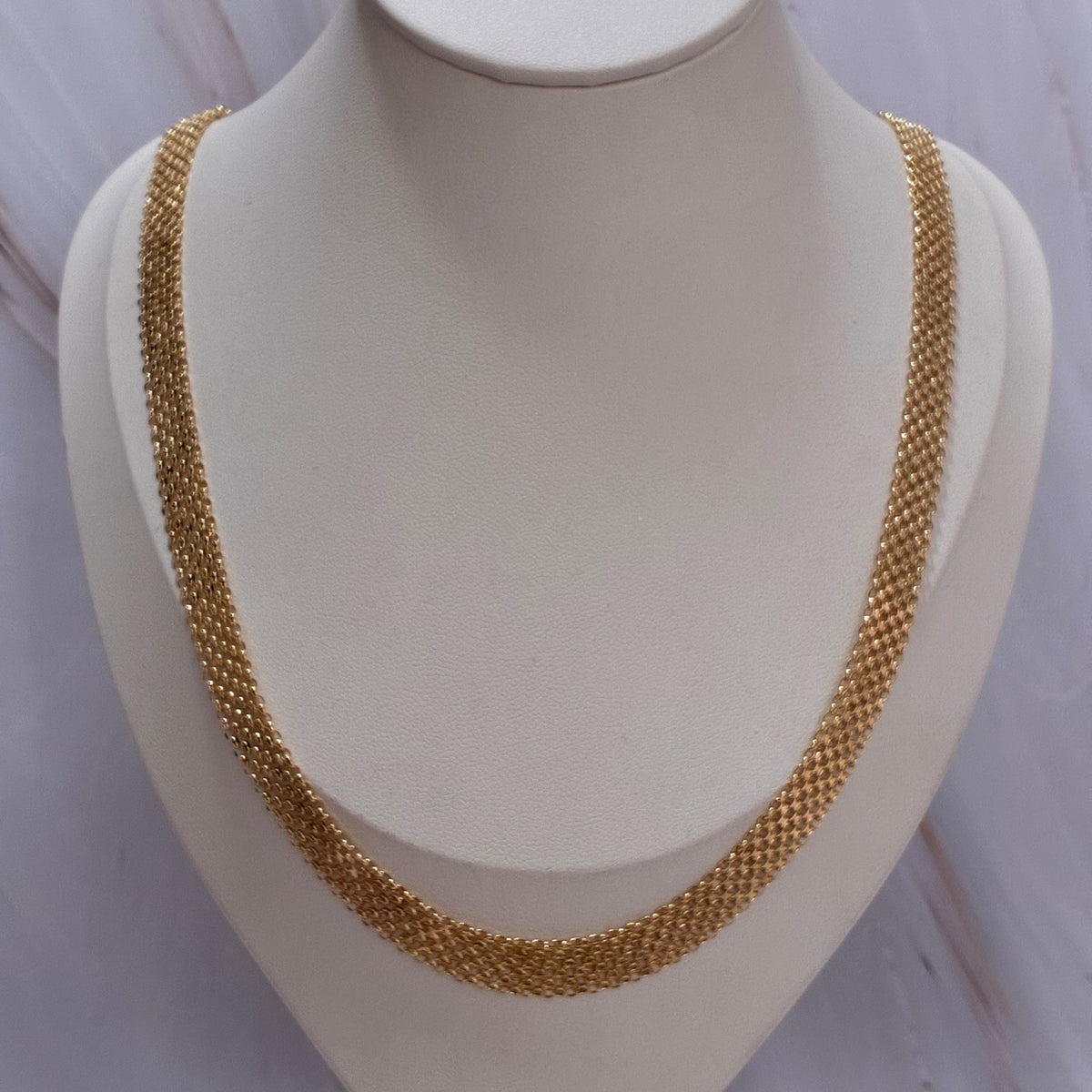 CADENA CHINA 60CM 8.2MM ORO AMARILLO ITALY 18K-11.42GR