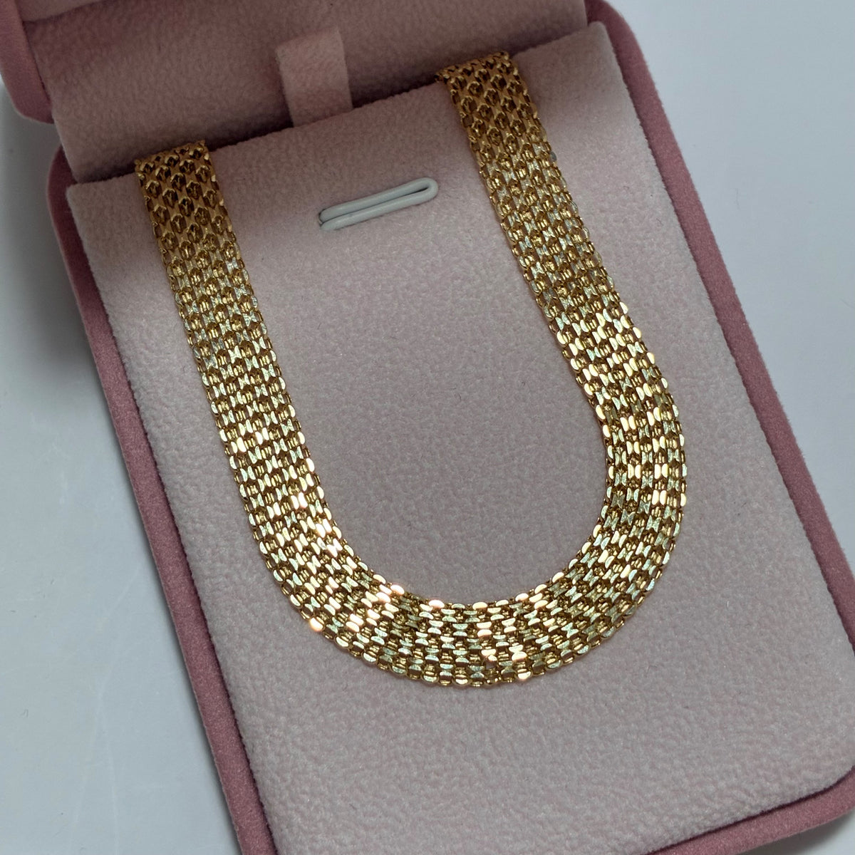 CADENA CHINA 60CM 8.4MM ORO AMARILLO ITALY 18K-11.5GR