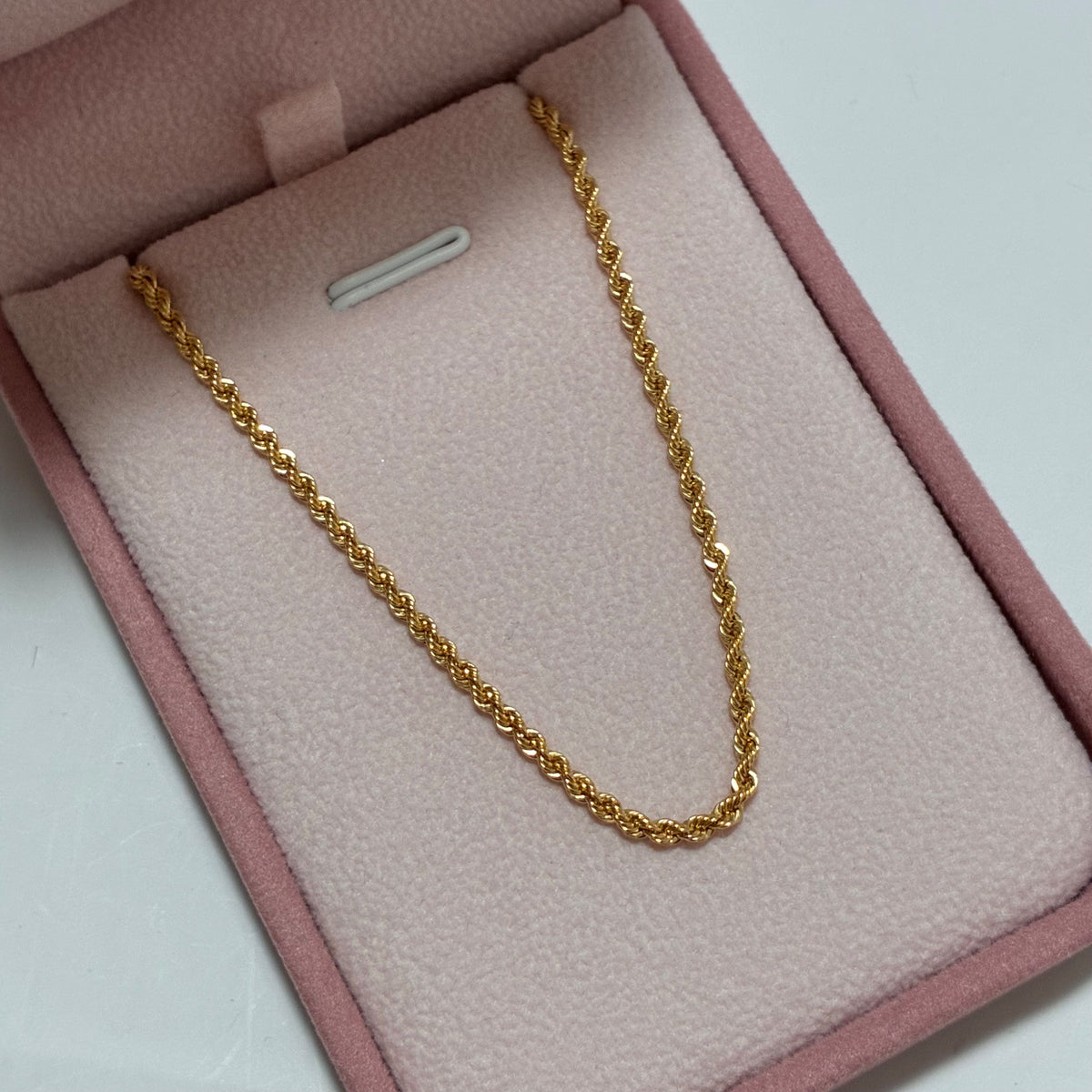 CADENA LAZO 60CM 2MM ORO AMARILLO ITALY 18K-3.55GR