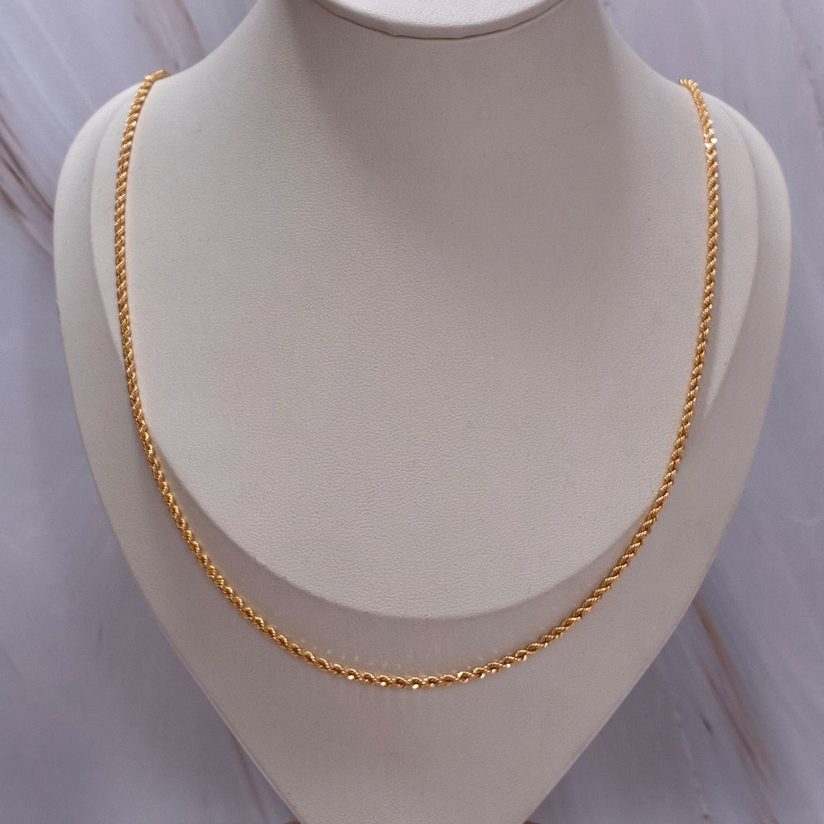 CADENA LAZO 60CM 2MM ORO AMARILLO ITALY 18K-3.55GR