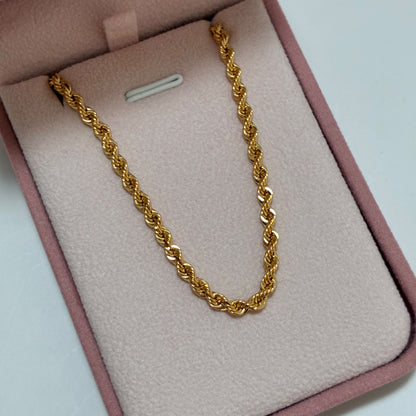 CADENA LAZO 60CM 3.3MM ORO AMARILLO ITALY 18K-8.33GR
