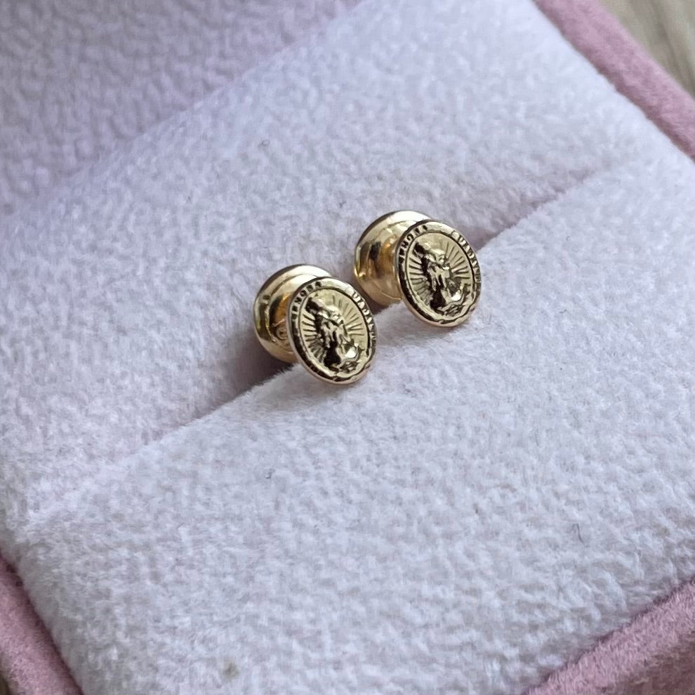 TOPOS VIRGEN DE GUADALUPE 6MM ORO AMARILLO COL 18K - 0,52GR (NG)