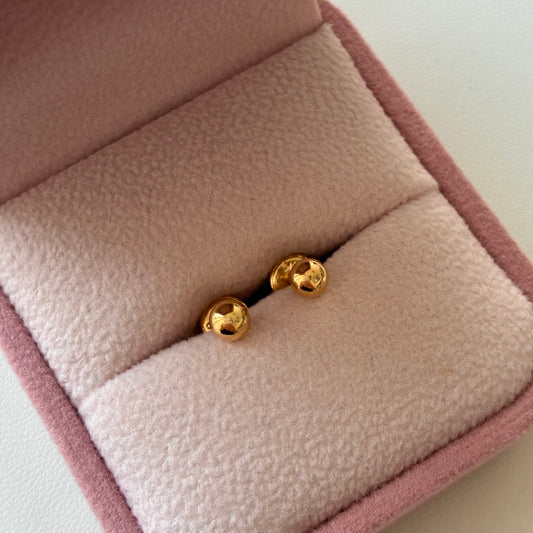 TOPOS BOLA LISA 4MM ORO AMARILLO 18K - 0,48GR
