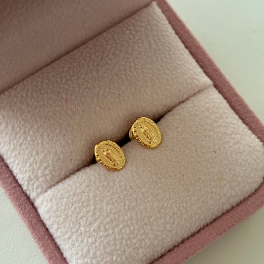TOPOS VIRGEN DE GUADALUPE 7MM ORO AMARILLO 18K - 0,62GR