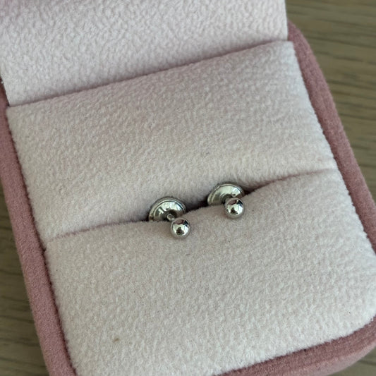 TOPOS BOLA LISA 3MM ORO BLANCO COL 18K - 0,44GR (NC)