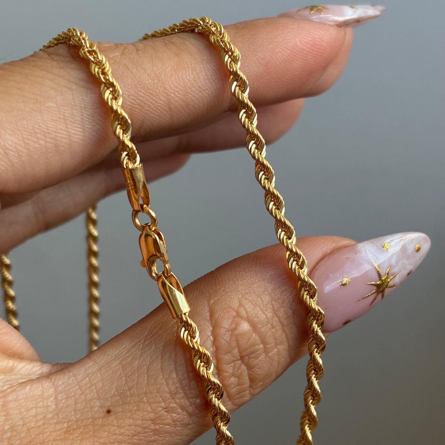 CADENA LAZO 2.5MM ORO AMARILLO ITALY 18K 60CM - 5,03GR