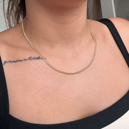 CADENA SEDUSA 4MM ORO AMARILLO ITALY 18K 45CM - 3,81GR