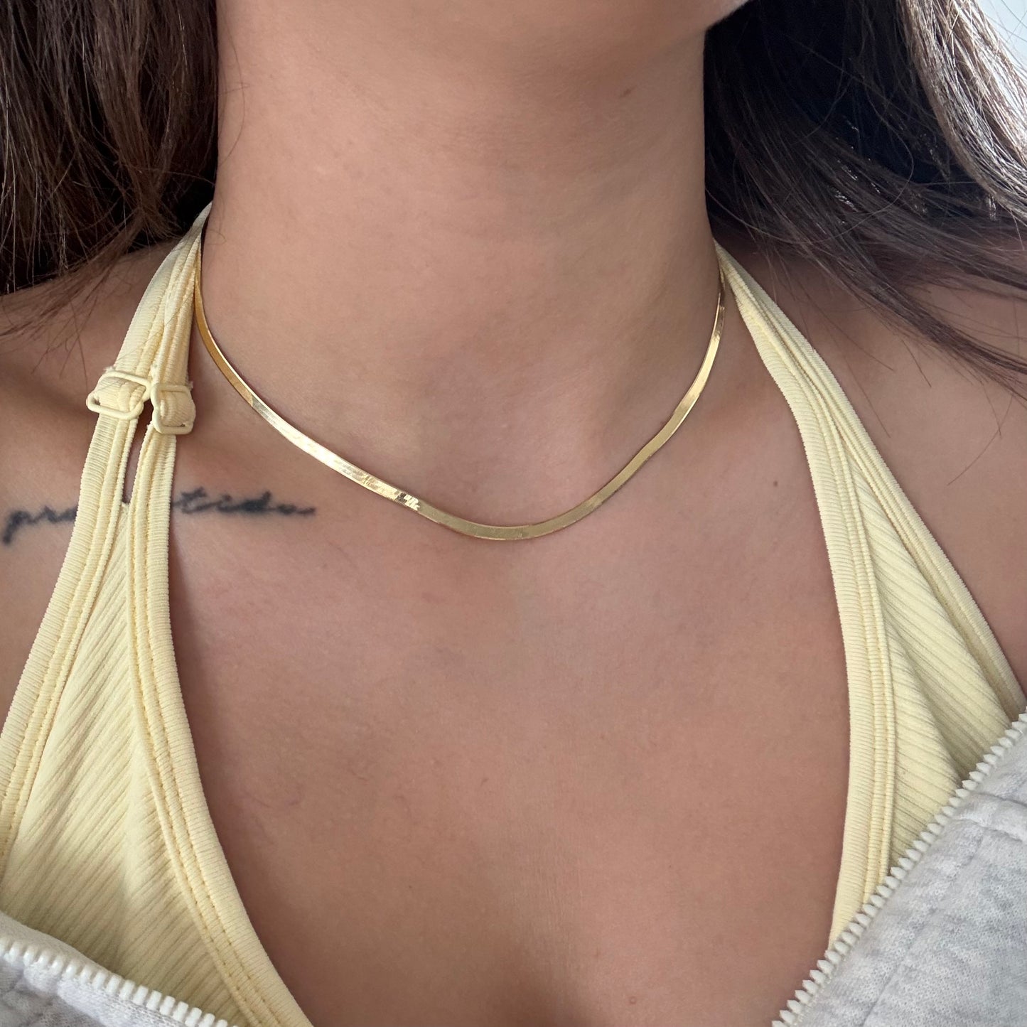 CADENA EGIPCIA 2.5MM ORO AMARILLO ITALY 18K 40CM - 4,56GR