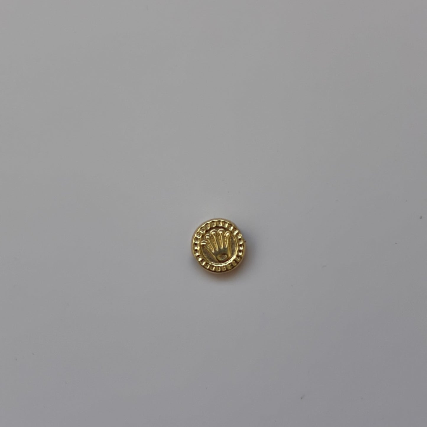 DIJE PARA PULSERA CORONA RX 0.5CM ORO AMARILLO 18K - 0,14GR