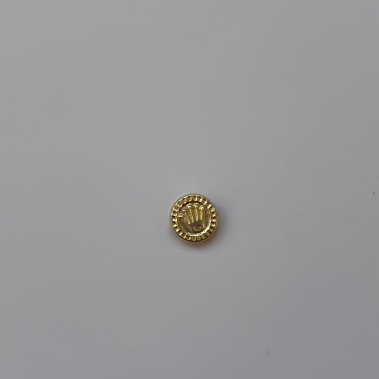 DIJE PARA PULSERA CORONA RX 0.5CM ORO AMARILLO 18K - 0,14GR