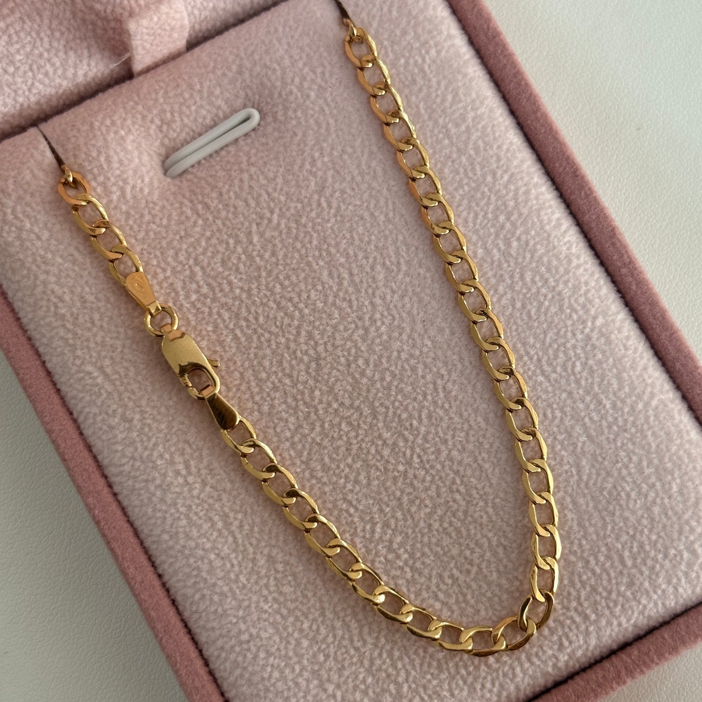 CADENA CUBANA 3,7MM ORO AMARILLO ITALY CT - 50CM 4,69GR