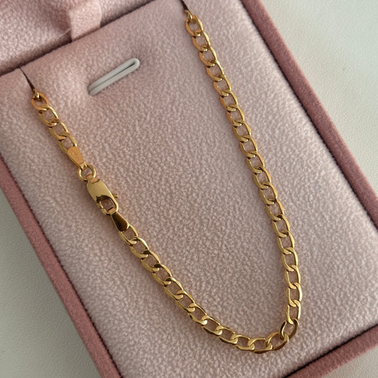 CADENA CUBANA 3,7MM ORO AMARILLO ITALY CT - 50CM 4,69GR